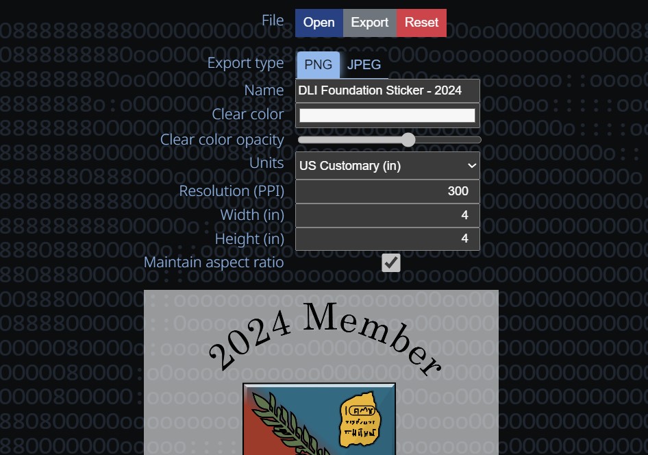 Converting vector images to raster images Screenshot of Svg2Png